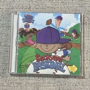 Backyard Baseball CD ROM Game w/ Pablo Sanchez Cover (PC, WINDOWS, MAC)